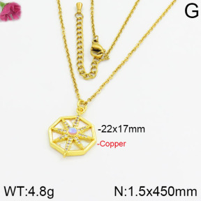Fashion Copper Necklace  F2N400289ahjb-J40
