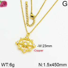 Fashion Copper Necklace  F2N400290ahjb-J40
