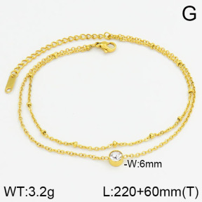 Stainless Steel Anklets  2A9000229bhva-201