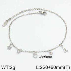 Stainless Steel Anklets  2A9000231bbov-201