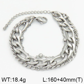 Stainless Steel Bracelet  2B2000452bbov-201