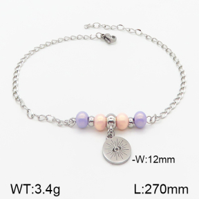 Stainless Steel Anklets  5A9000355vbmb-350