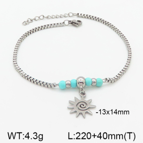 Stainless Steel Anklets  5A9000363vbmb-350