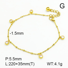 Stainless Steel Anklets  7A9000009vhha-314