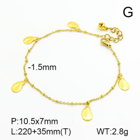 Stainless Steel Anklets  7A9000010vbnb-314