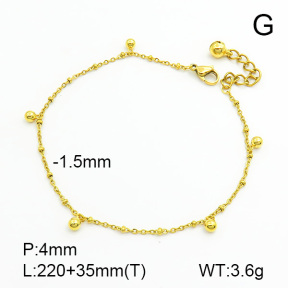 Stainless Steel Anklets  7A9000011vbnb-314