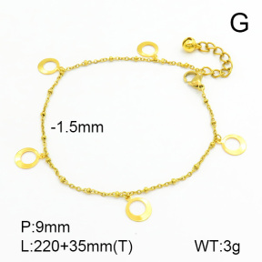 Stainless Steel Anklets  7A9000012vbnb-314