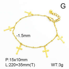 Stainless Steel Anklets  7A9000016vbnb-314