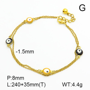 Stainless Steel Anklets  7A9000021vbnb-314