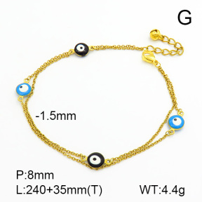 Stainless Steel Anklets  7A9000022vbnb-314