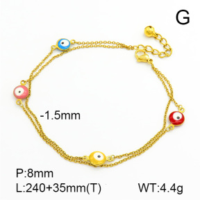 Stainless Steel Anklets  7A9000024vbnb-314