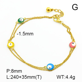 Stainless Steel Anklets  7A9000027vbnb-314