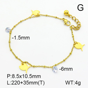 Stainless Steel Anklets  7A9000039bbov-314