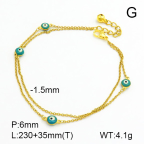 Stainless Steel Anklets  7A9000048vbnb-314