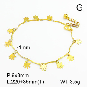 Stainless Steel Anklets  7A9000053vbnl-314