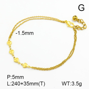 Stainless Steel Anklets  7A9000072vbnb-314
