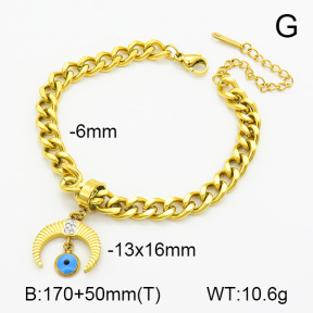 Stainless Steel Bracelet  7B3000085vhha-662