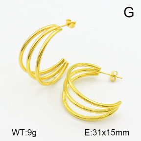 Stainless Steel Earrings  7E2000120vbpb-259