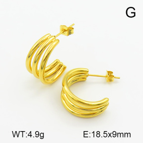 Stainless Steel Earrings  7E2000122bbov-259