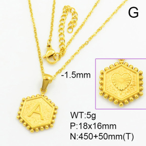 Stainless Steel Necklace  7N2000201vbpb-259