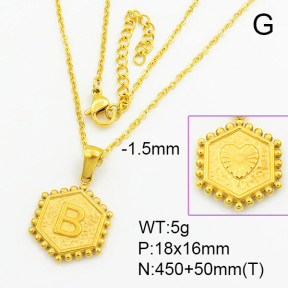 Stainless Steel Necklace  7N2000202vbpb-259