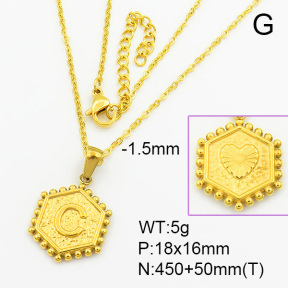 Stainless Steel Necklace  7N2000203vbpb-259