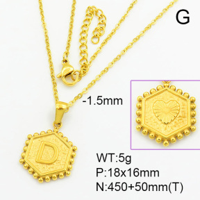 Stainless Steel Necklace  7N2000204vbpb-259