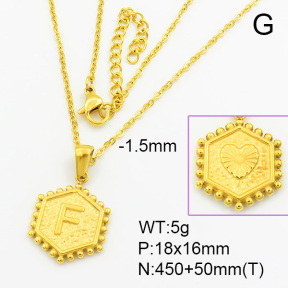 Stainless Steel Necklace  7N2000206vbpb-259