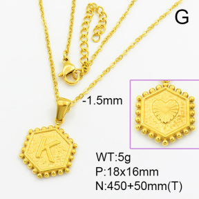 Stainless Steel Necklace  7N2000211vbpb-259