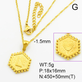 Stainless Steel Necklace  7N2000212vbpb-259