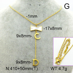 Stainless Steel Necklace  7N3000071bhia-662