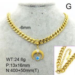 Stainless Steel Necklace  7N3000076vhkb-662