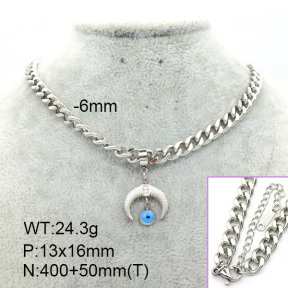 Stainless Steel Necklace  7N3000077ahjb-662