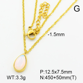 Stainless Steel Necklace  7N4000164vbpb-259