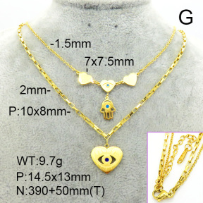 Stainless Steel Necklace  7N4000165ahlv-662
