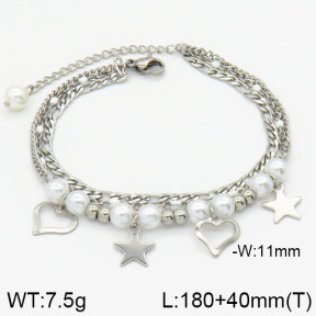 Stainless Steel Bracelet  2B3000395bhbl-610