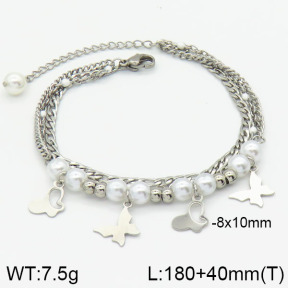 Stainless Steel Bracelet  2B3000396bhbl-610