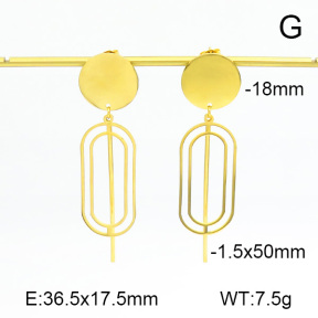 Stainless Steel Earrings  7E2000133bbno-712