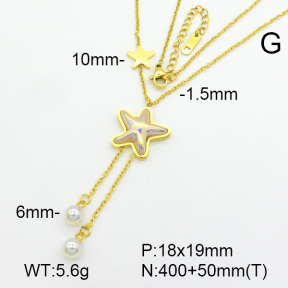 Stainless Steel Necklace  7N3000085bhia-669