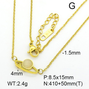 Stainless Steel Necklace  7N4000173bbov-669