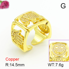 Fashion Copper Ring  F7R400423ahlv-J40