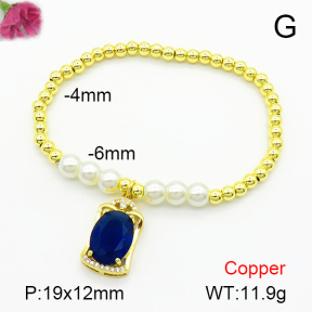 Fashion Copper Bracelet  F7B400541bbml-L024