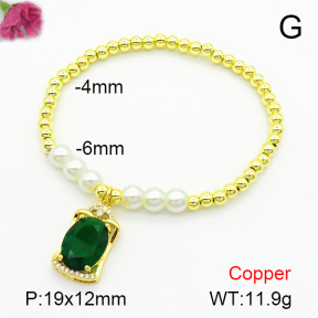 Fashion Copper Bracelet  F7B400546bbml-L024