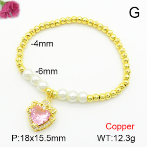 Fashion Copper Bracelet  F7B400564bbml-L024