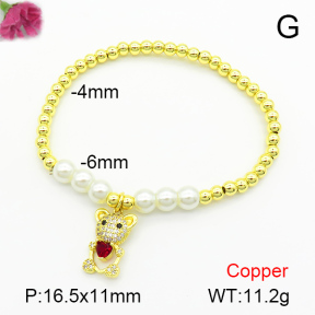 Fashion Copper Bracelet  F7B400570bbml-L024
