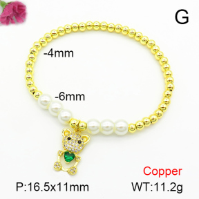 Fashion Copper Bracelet  F7B400575bbml-L024