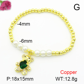 Fashion Copper Bracelet  F7B400599bbml-L024