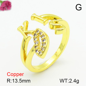 Fashion Copper Ring  F7R400437aajl-L024