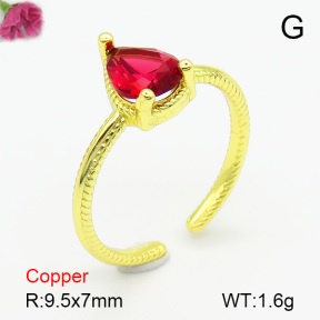 Fashion Copper Ring  F7R400471aajl-L024