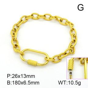 Stainless Steel Bracelet  7B2000073vhkb-723